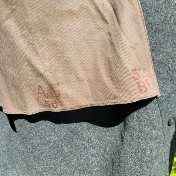 Vtg Swiss Army Military Wool Overcoat - Picture 6 of 10